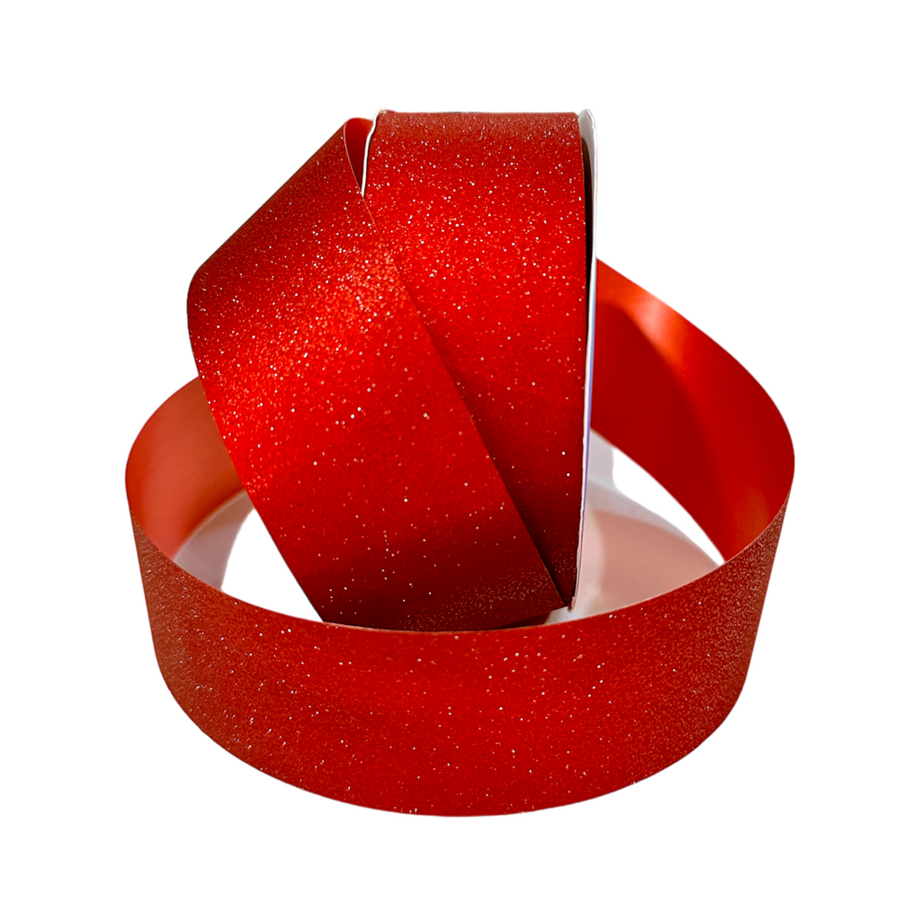 RED GLITTER RIBBON