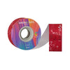 CHEERFUL METALLIC RED RIBBON