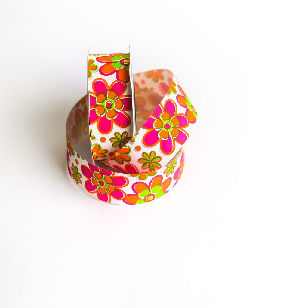 WHITE DAISIES RIBBON