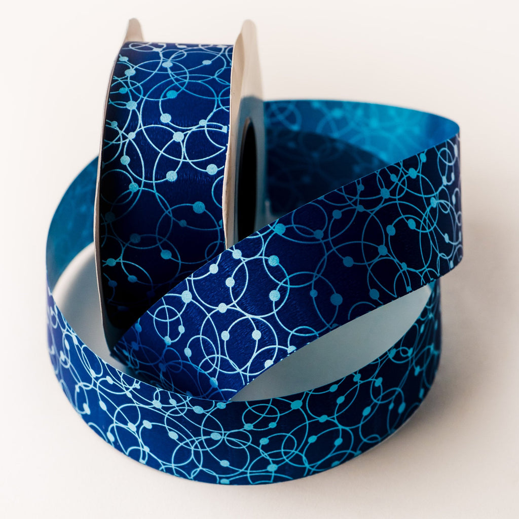 ROYAL BLUE BUBBLE RIBBON
