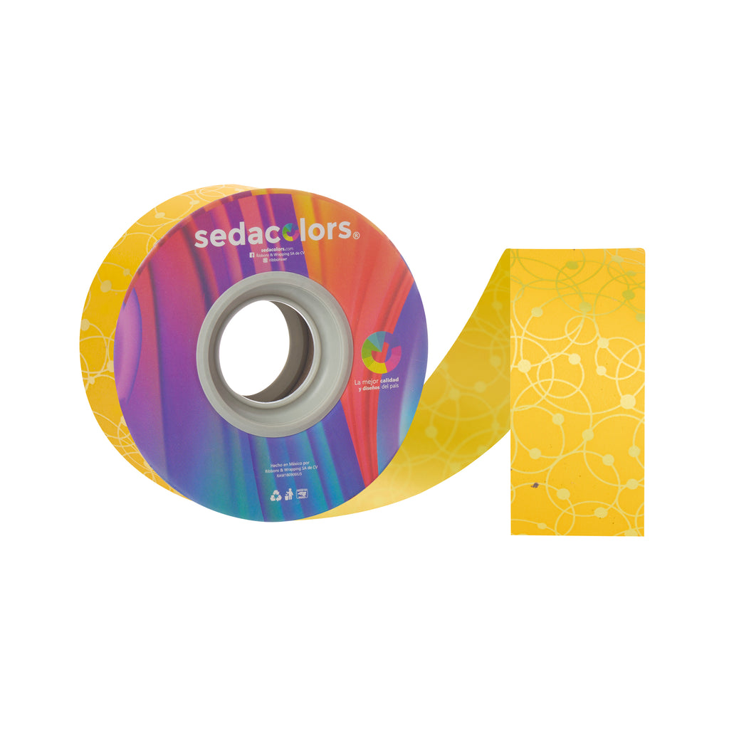 YELLOW BUBBLE RIBBON