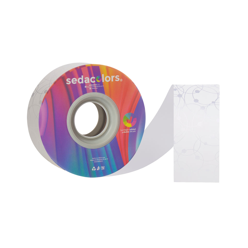 WHITE BUBBLE RIBBON