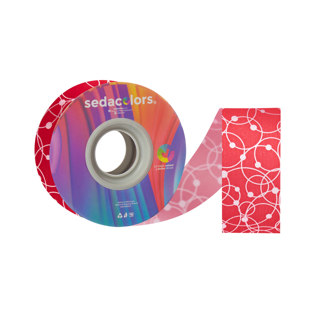 RED BUBBLE RIBBON