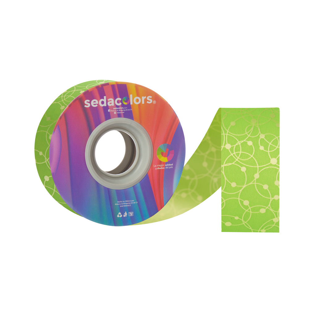 APPLE GREEN BUBBLE RIBBON