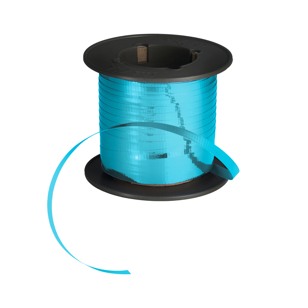 TURQUOISE METALLIC CURLING