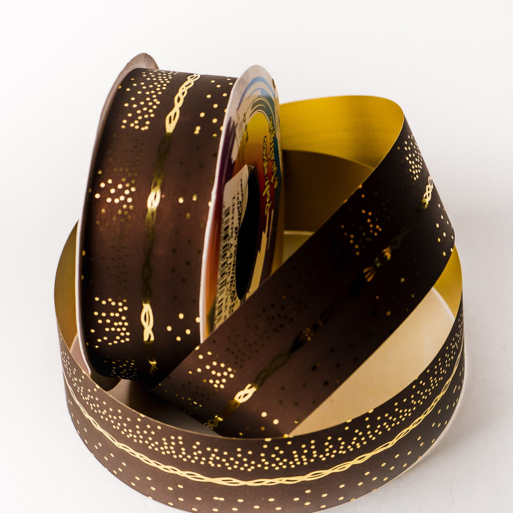 BROWN DELUXE RIBBON