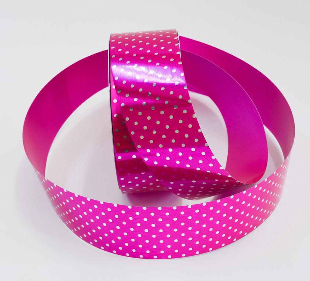 FUCHSIA ELEGANCE METALLIC RIBBON