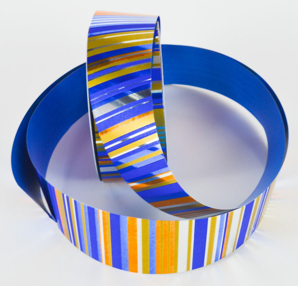 METALLIC LINES RIBBON #02