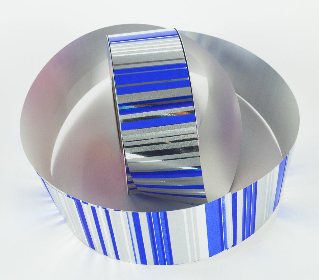 METALLIC LINES RIBBON #14