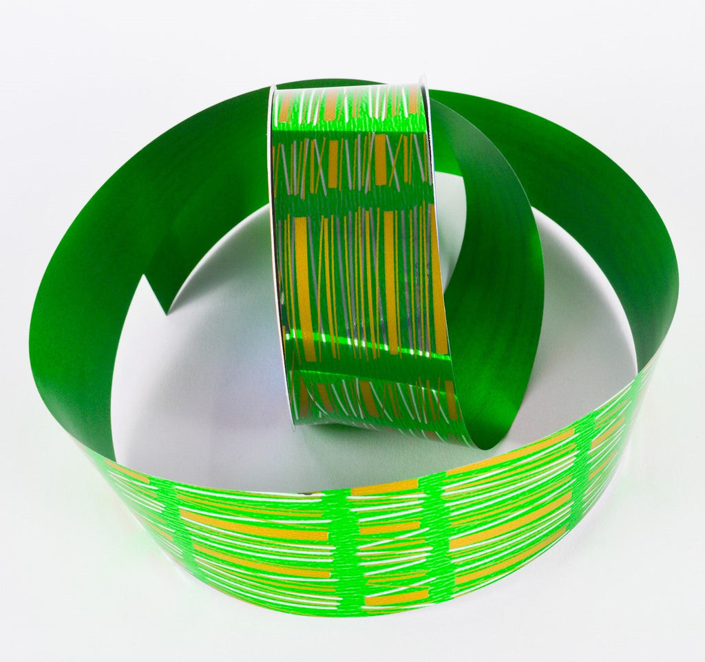 EMERALD METALLIC STICK RIBBON