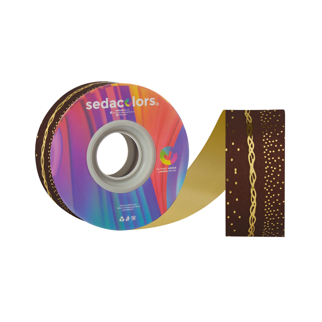 BROWN DELUXE RIBBON