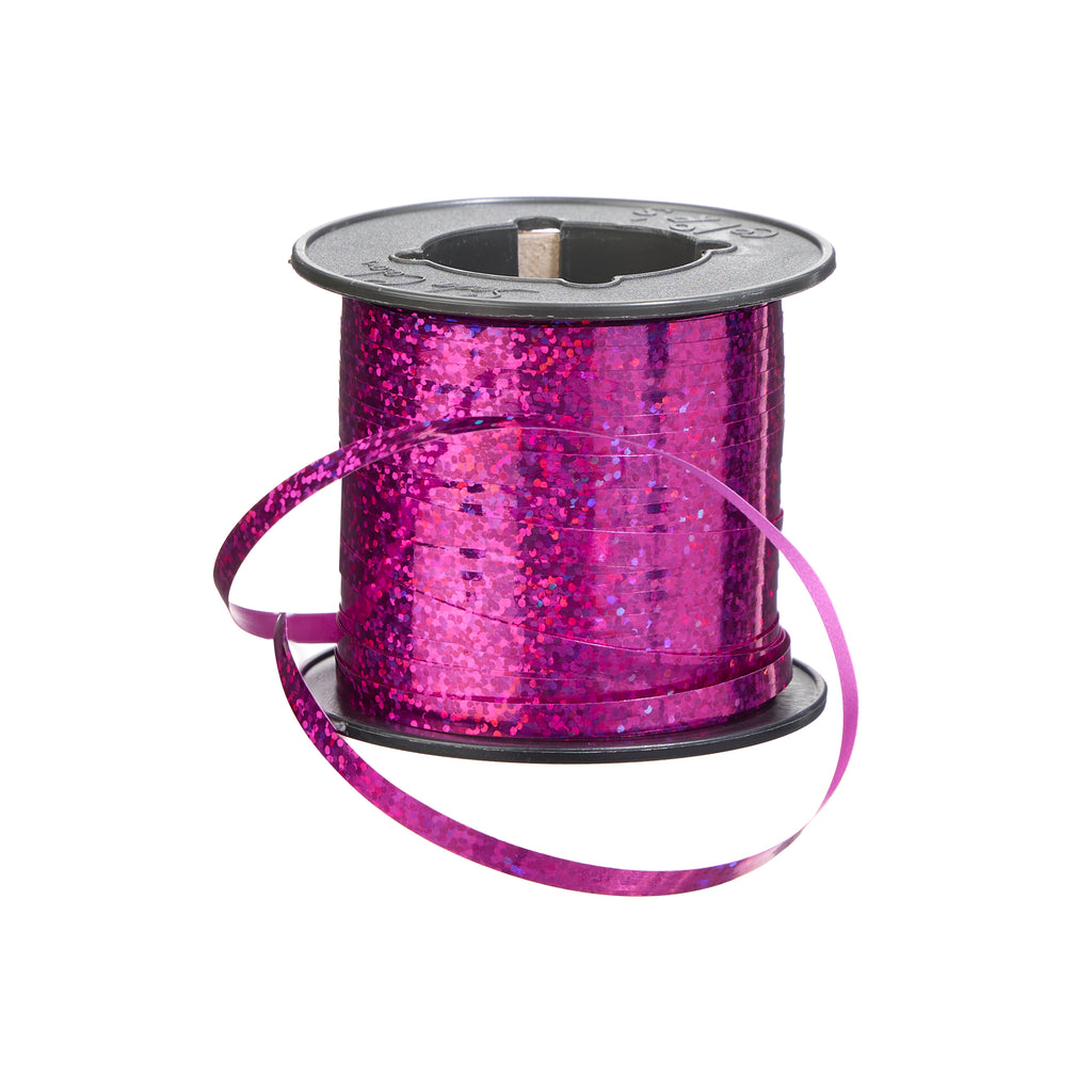 FUCHSIA HOLOGRAM CURLING