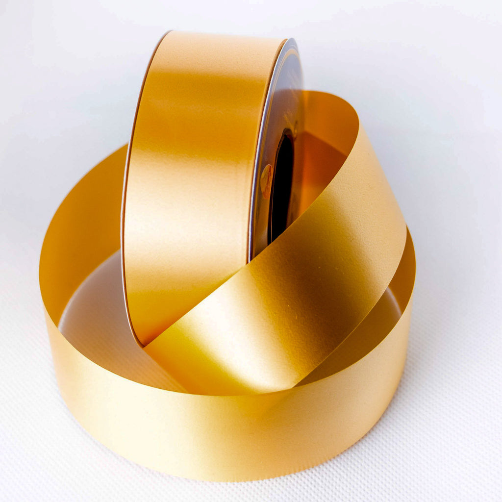 BRIGHT GOLD PLAIN RIBBON