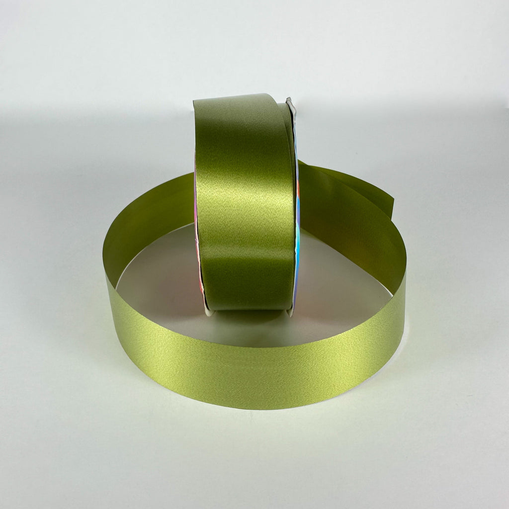 MOSS GREEN PLAIN RIBBON