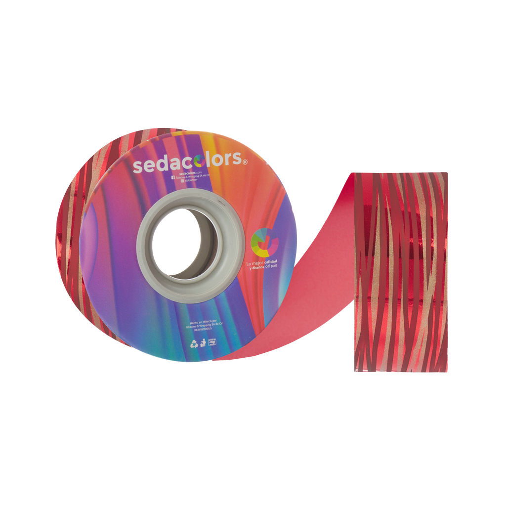 METALLIC FILLING RED RIBBON