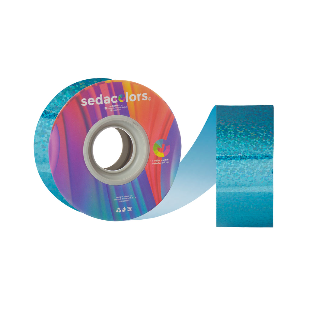 TURQUOISE HOLOGRAM RIBBON