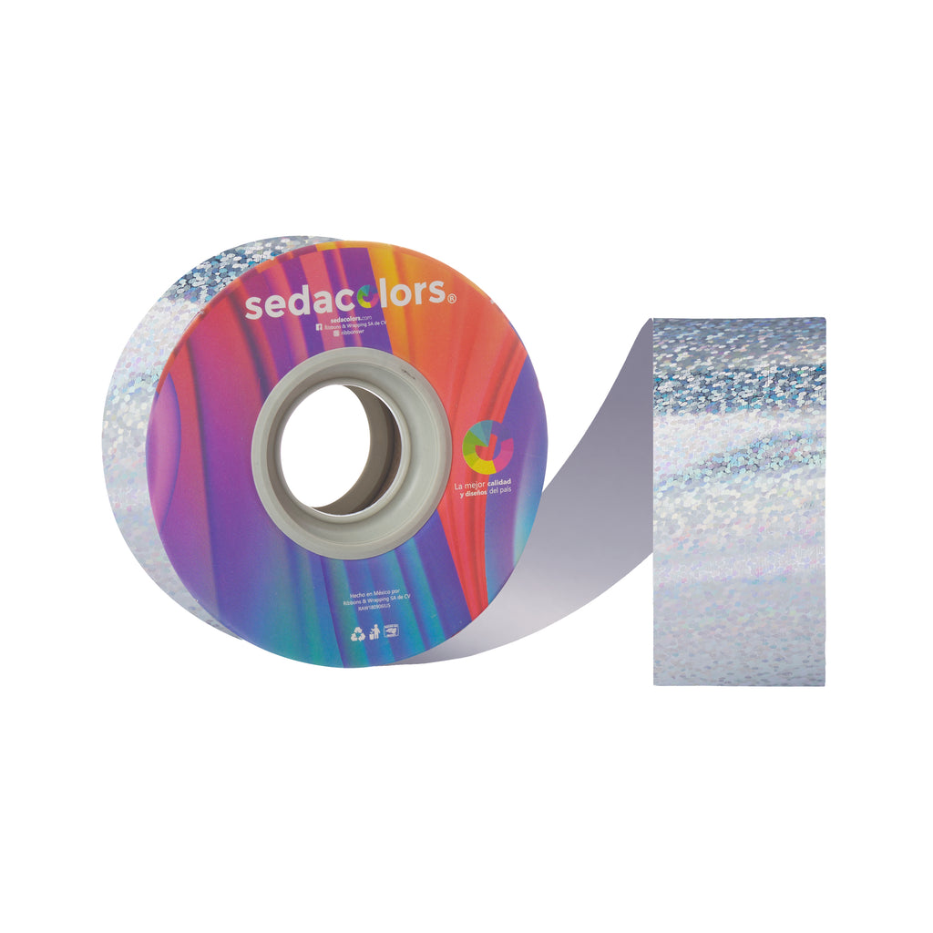 SILVER HOLOGRAM RIBBON