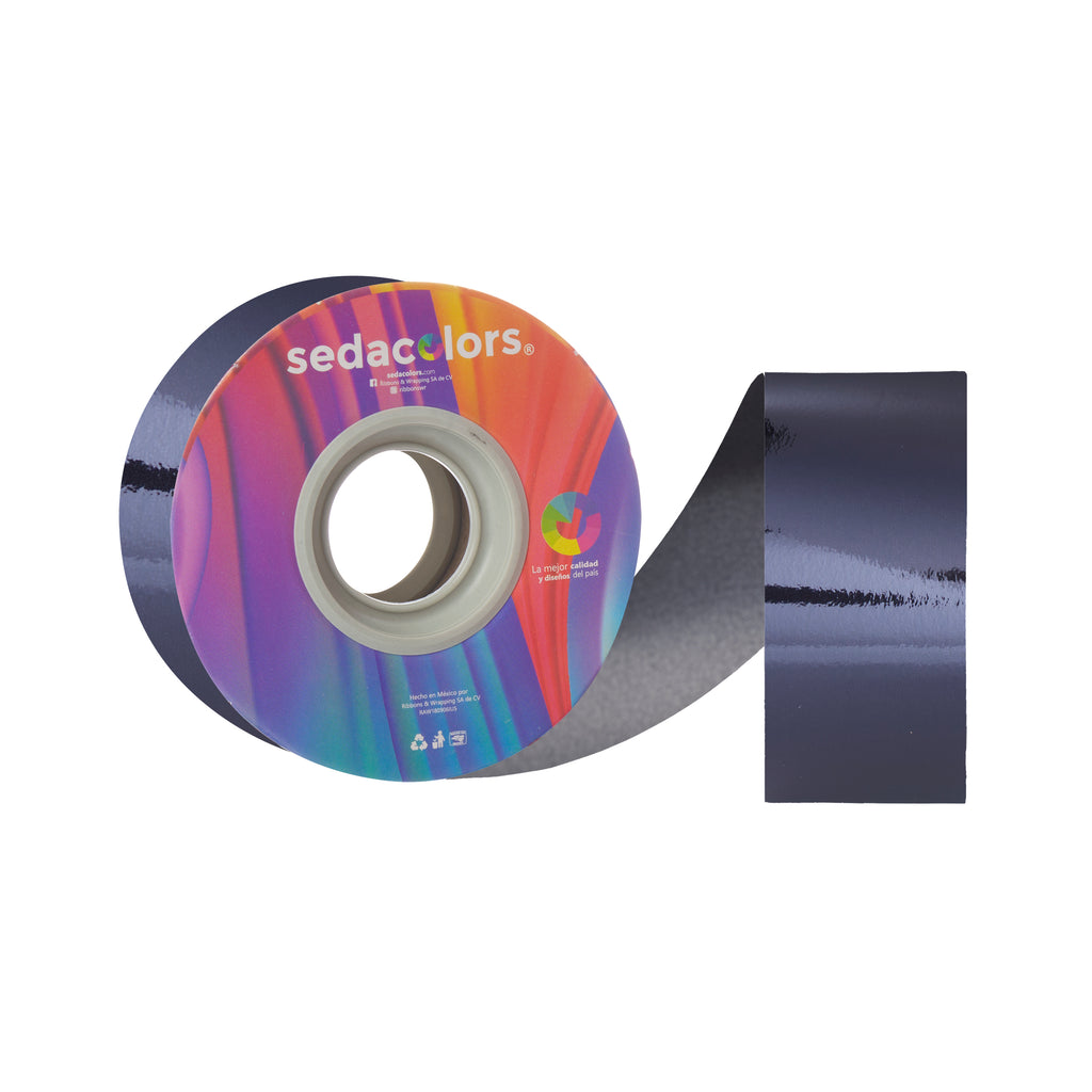 METALLIC BLACK RIBBON