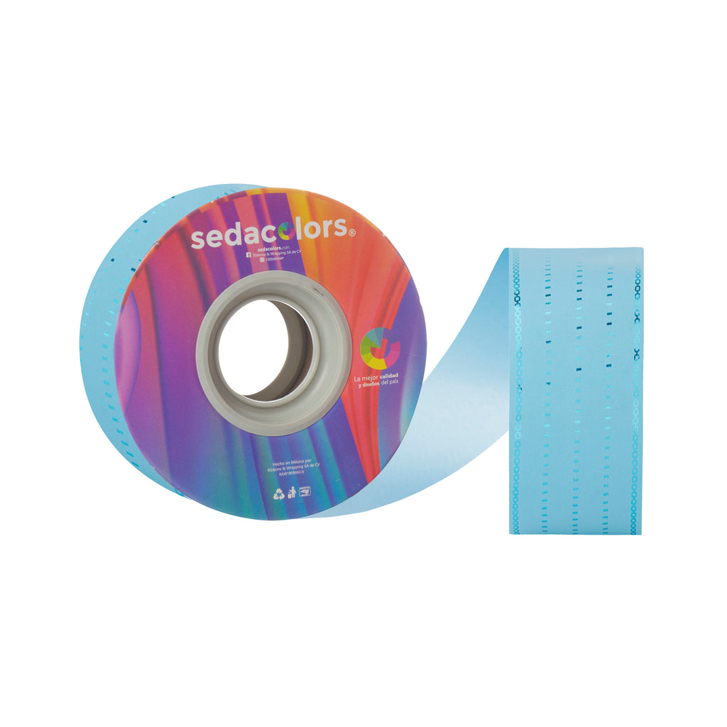 TURQUOISE STRIPES RIBBON