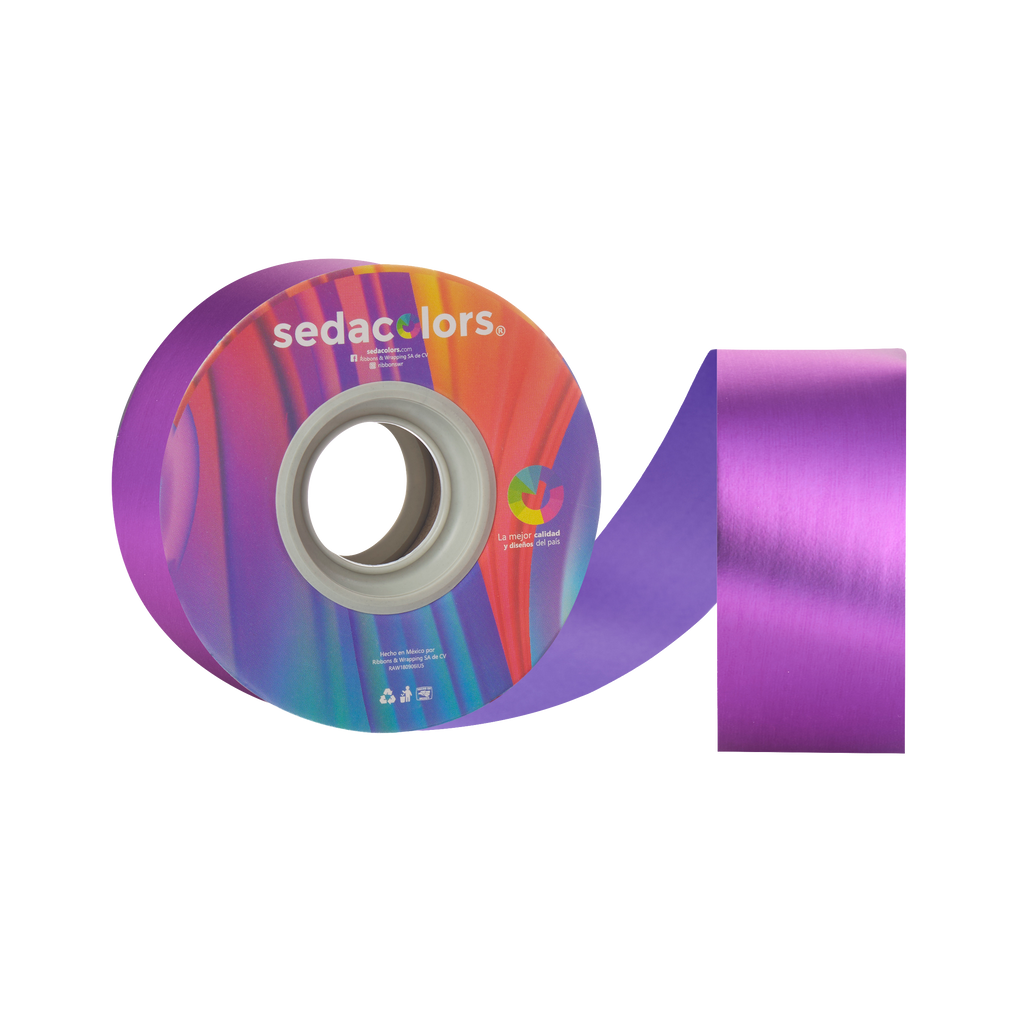 SILKY METAL LAVENDER RIBBON