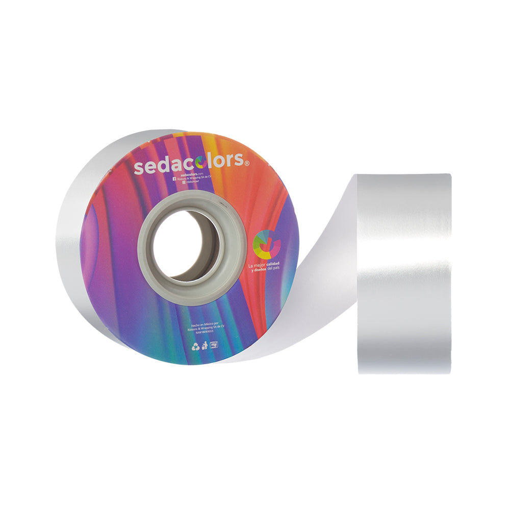 SILKY METAL SILVER RIBBON