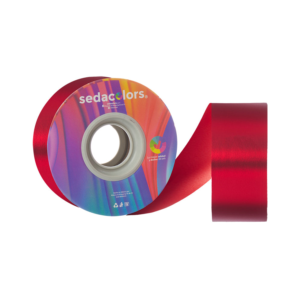 SILKY METAL RED RIBBON