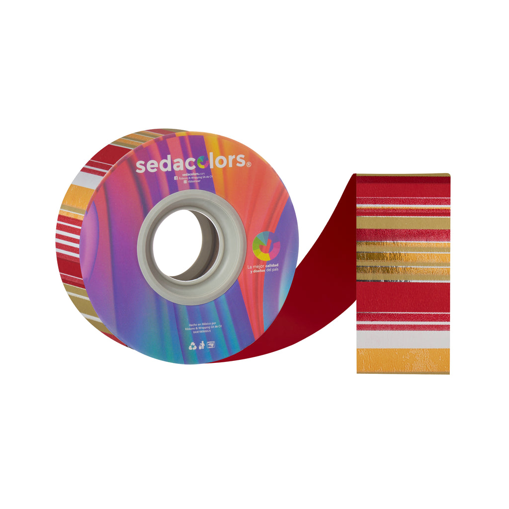 METALLIC LINES 01 RIBBON