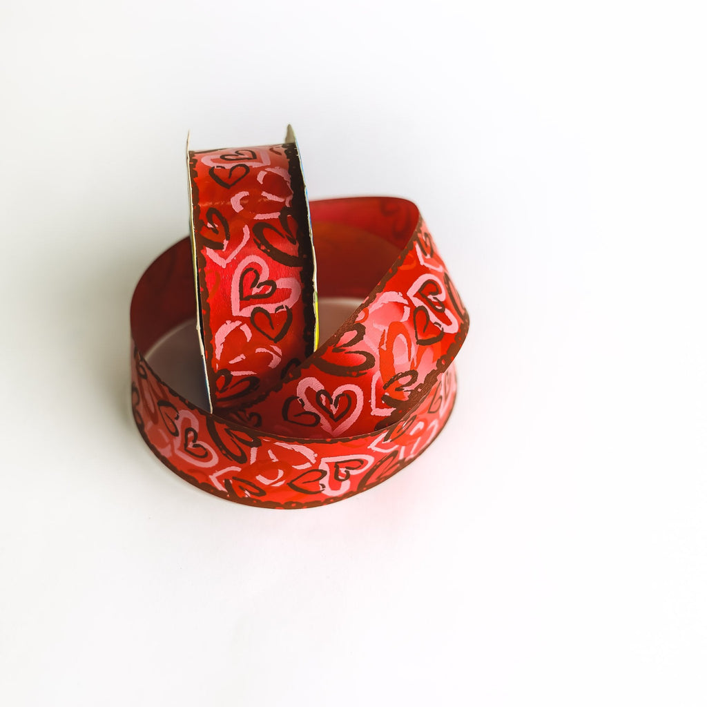 LOVE PLAIN RED RIBBON