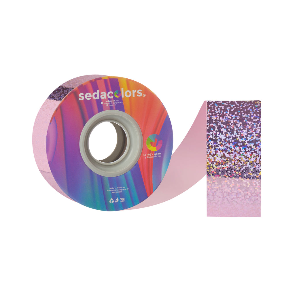 LIGHT PINK HOLOGRAM RIBBON