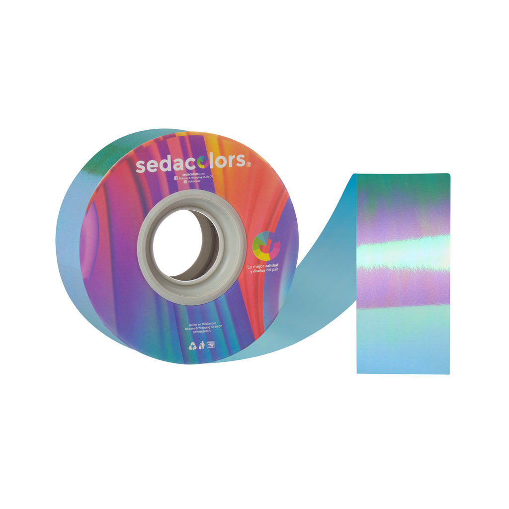 TURQUOISE PEARLESCENT RIBBON