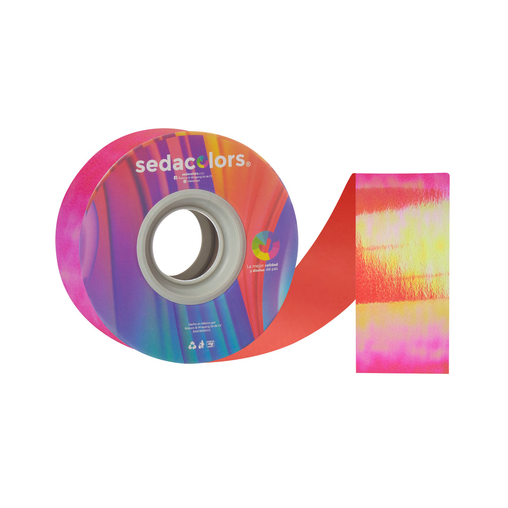 RED PEARLESCENT RIBBON