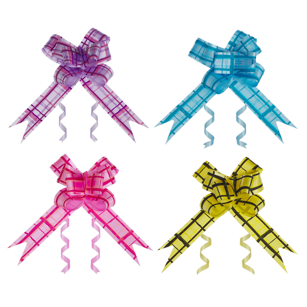 ASSORTED "BRIDGET PLAIN" BUTTERFLY PULL BOW