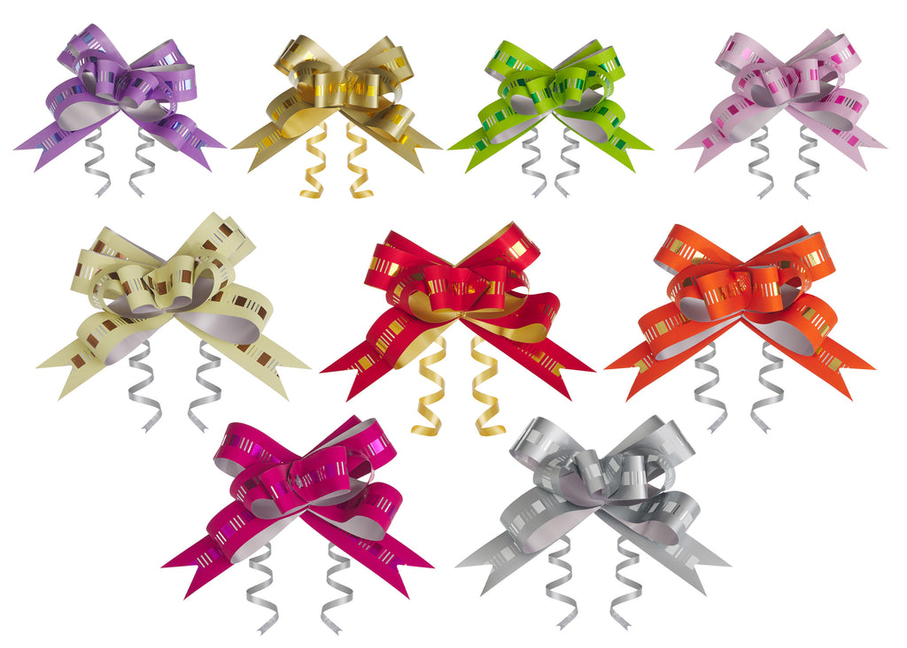 ASSORTED "MIAMI" BUTTERFLY PULL BOW