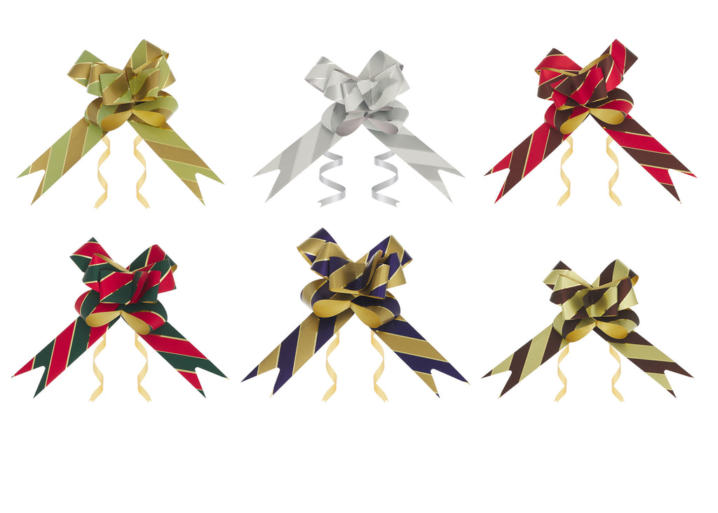 ASSORTED "REGIMENTAL" BUTTERFLY PULL BOW