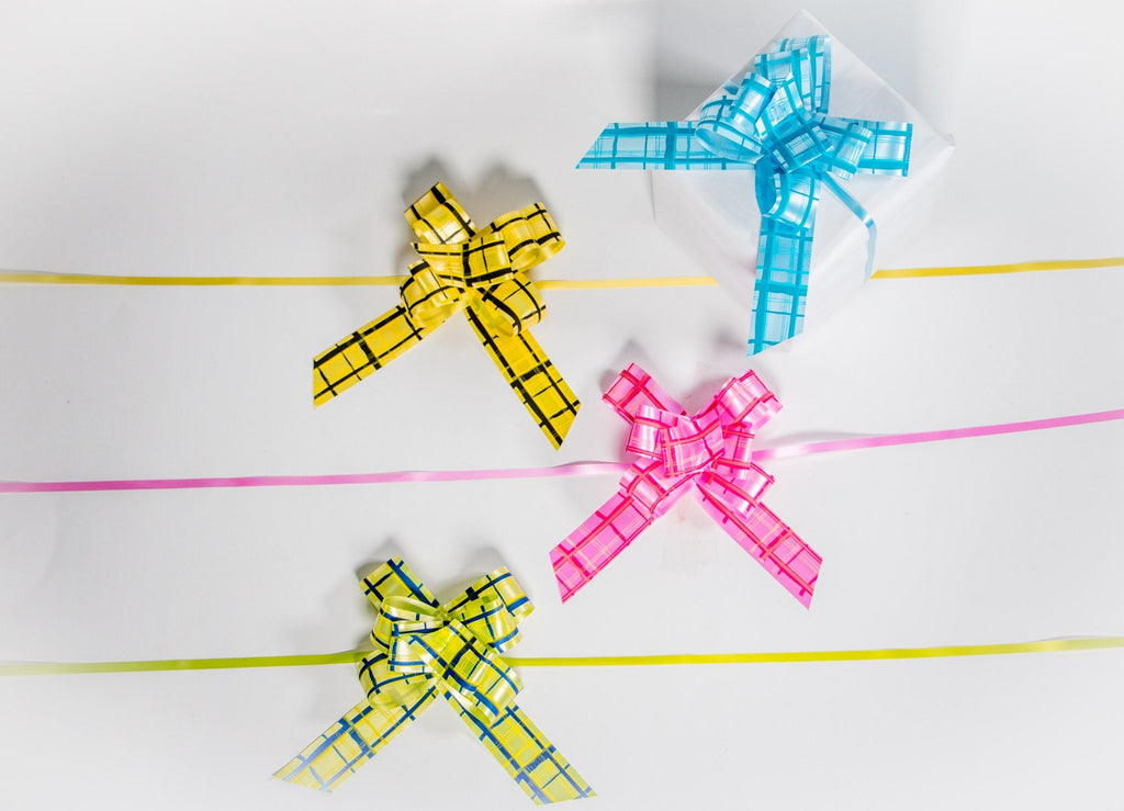 ASSORTED "BRIDGET PLAIN" BUTTERFLY PULL BOW