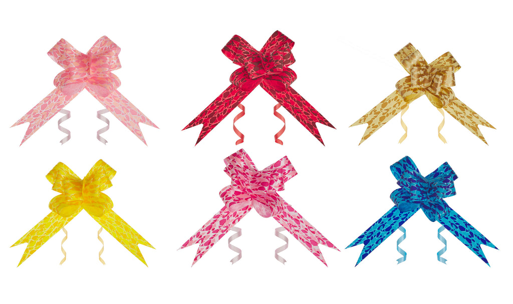 ASSORTED "FRIEND" BUTTERFLY PULL BOW