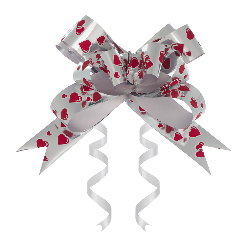 EROS METALLIC SILVER BUTTERFLY PULL BOW