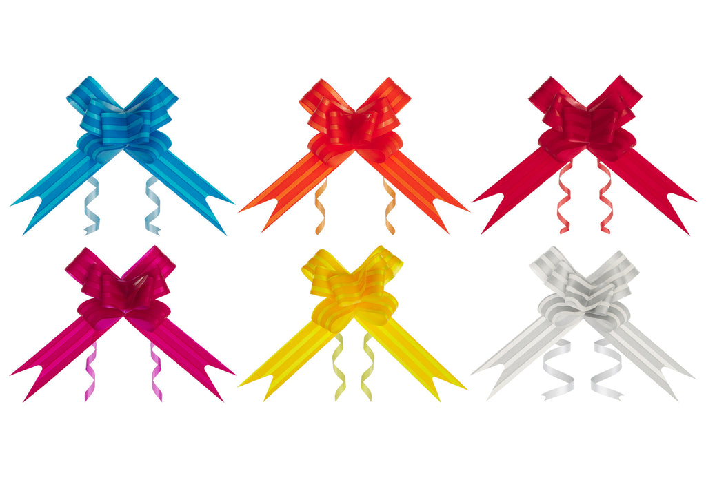 ASSORTED "GIFT" BUTTERFLY PULL BOW