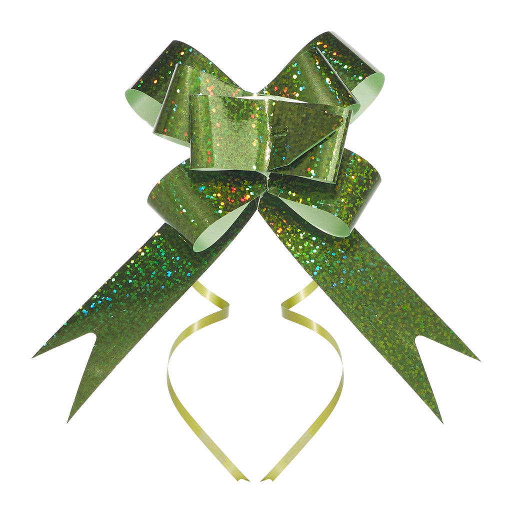 EMERALD HOLOGRAM BUTTERFLY PULL BOW