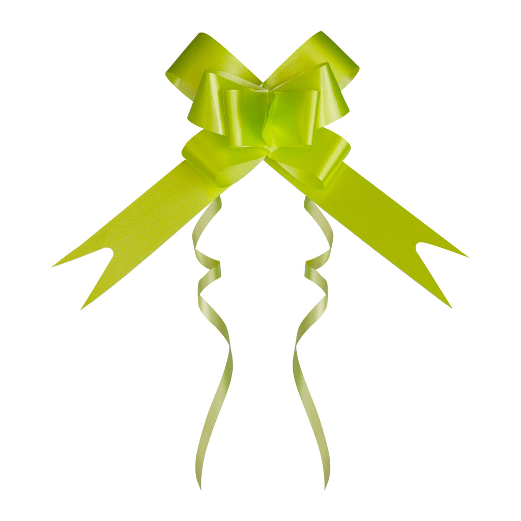 APPLE GREEN PLAIN BUTTERFLY PULL BOW