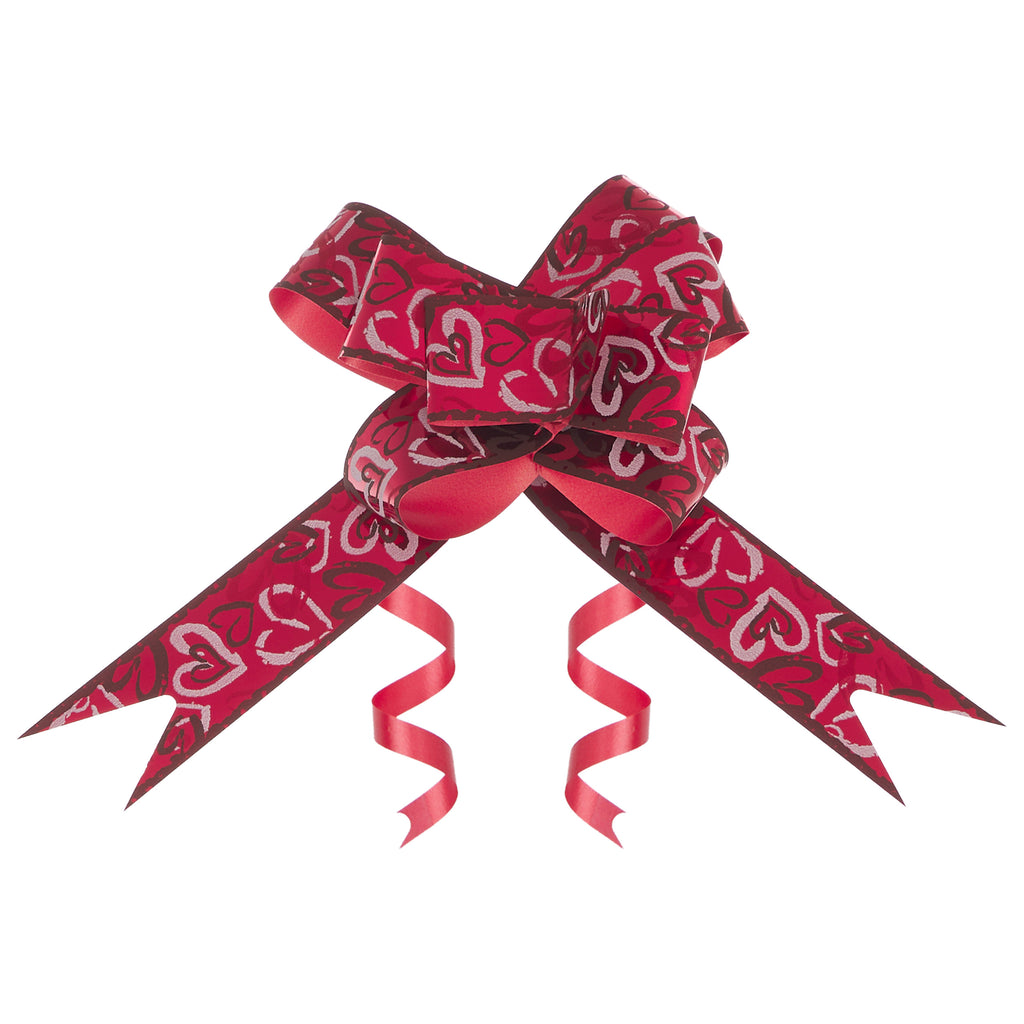 METALLIC LOVE BUTTERFLY PULL BOW
