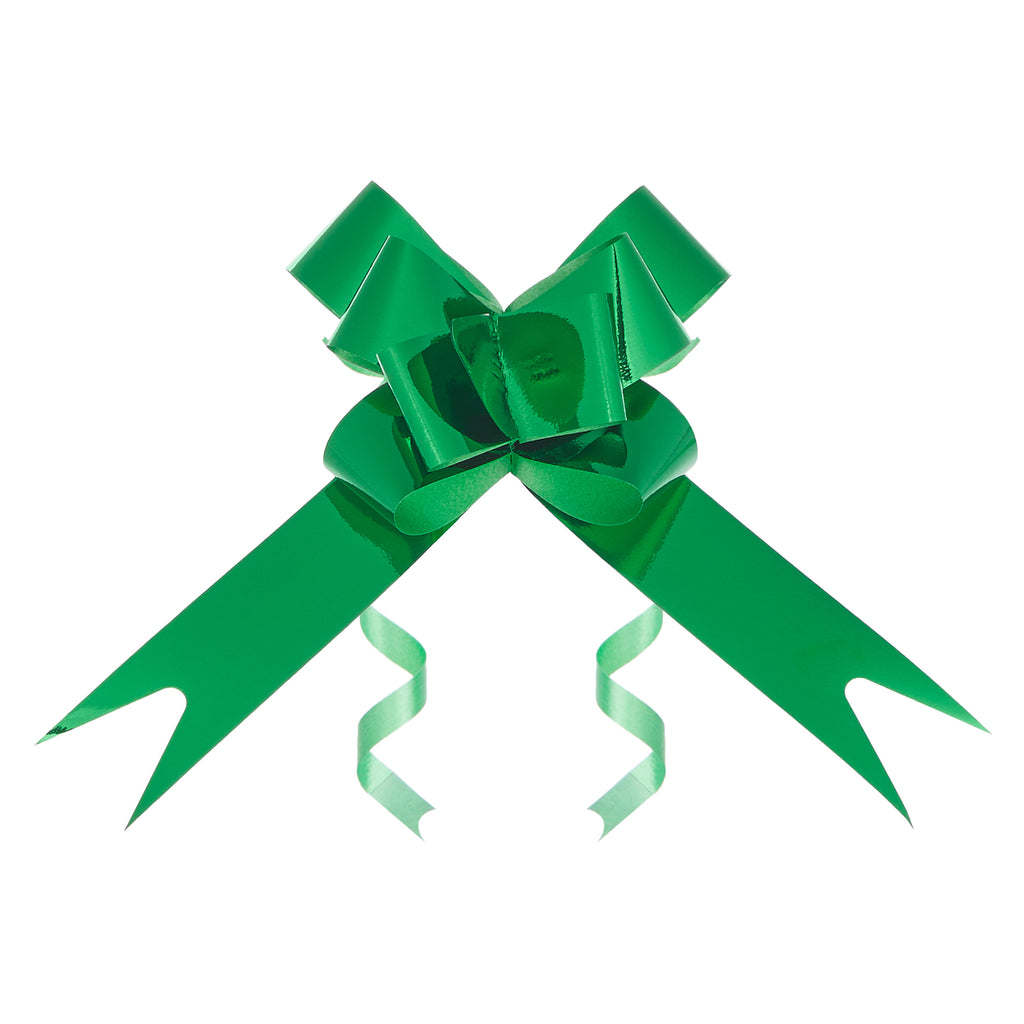 METALLIC EMERALD BUTTERFLY PULL BOW