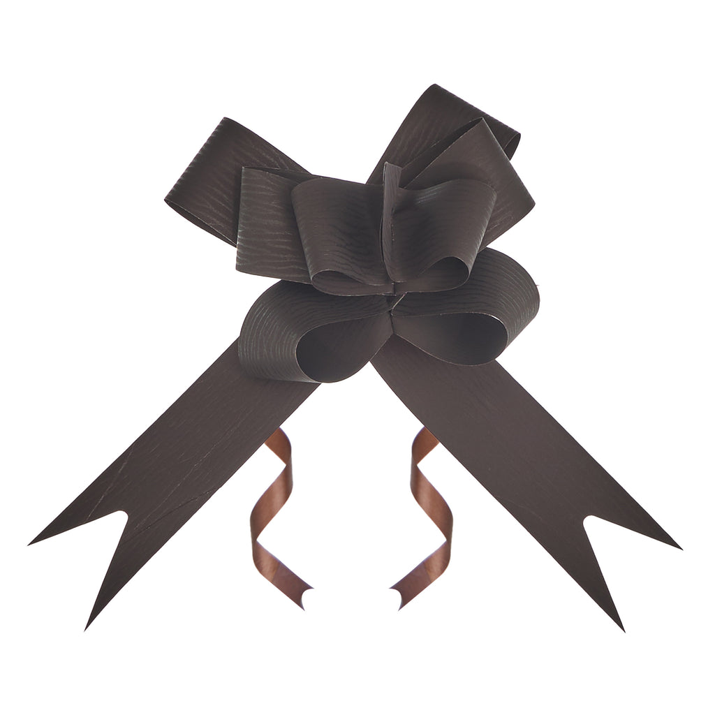 SYNTHETIC PAPER BROWN BUTTERFLY PULL BOW