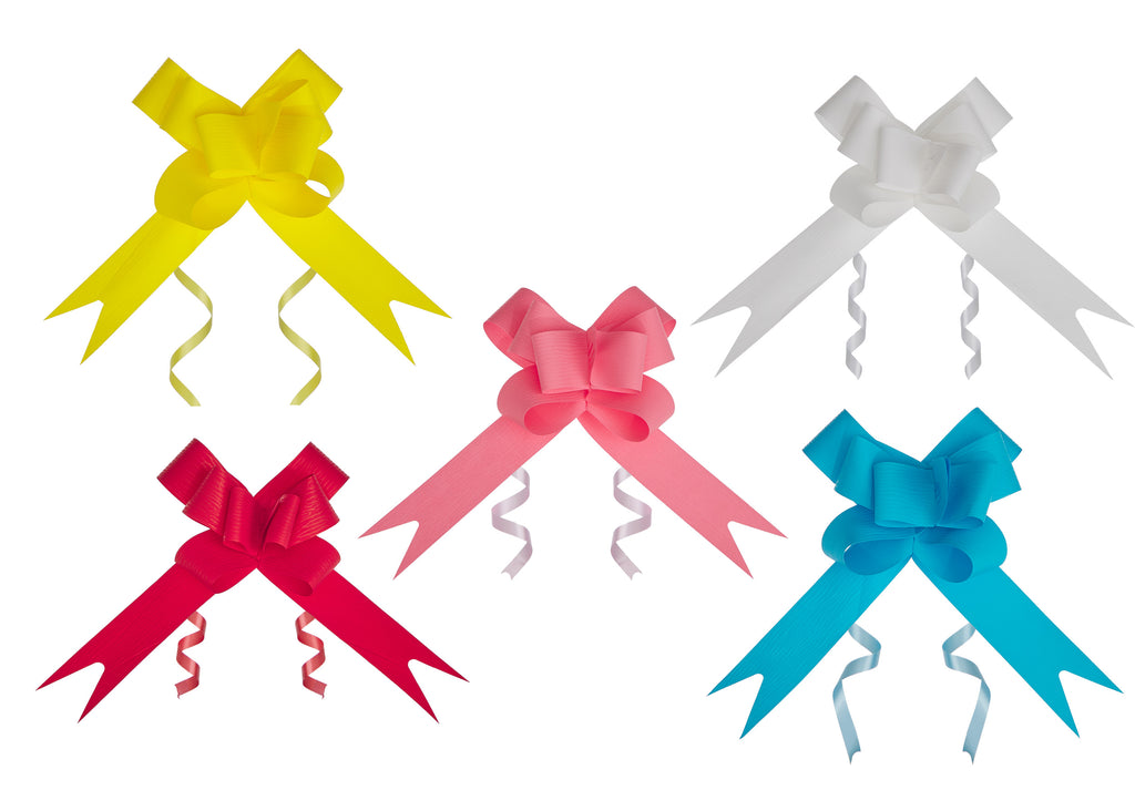 ASSORTED SYNTHETIC PAPER BUTTERFLY PULL BOW