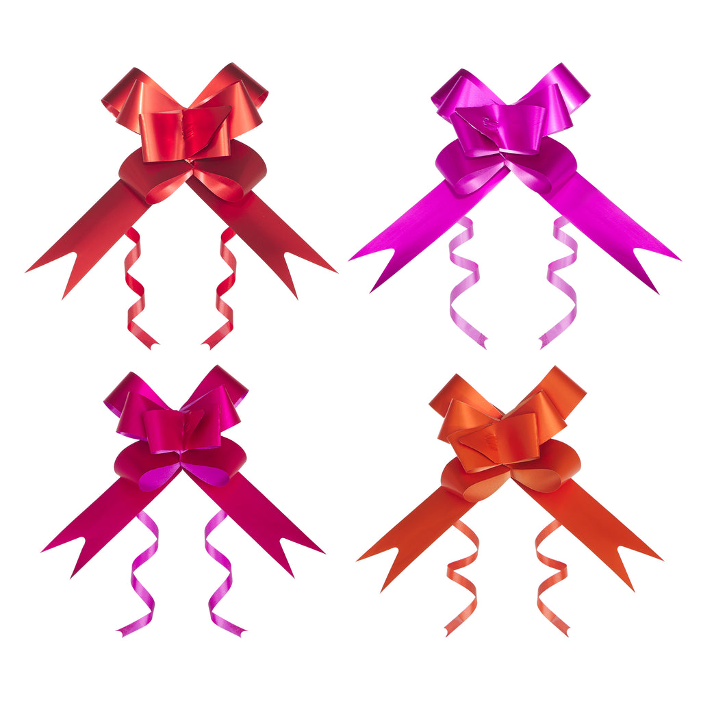 SILKY METAL ASSORTED BUTTERFLY PULL BOW