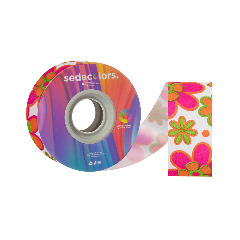 WHITE DAISIES RIBBON