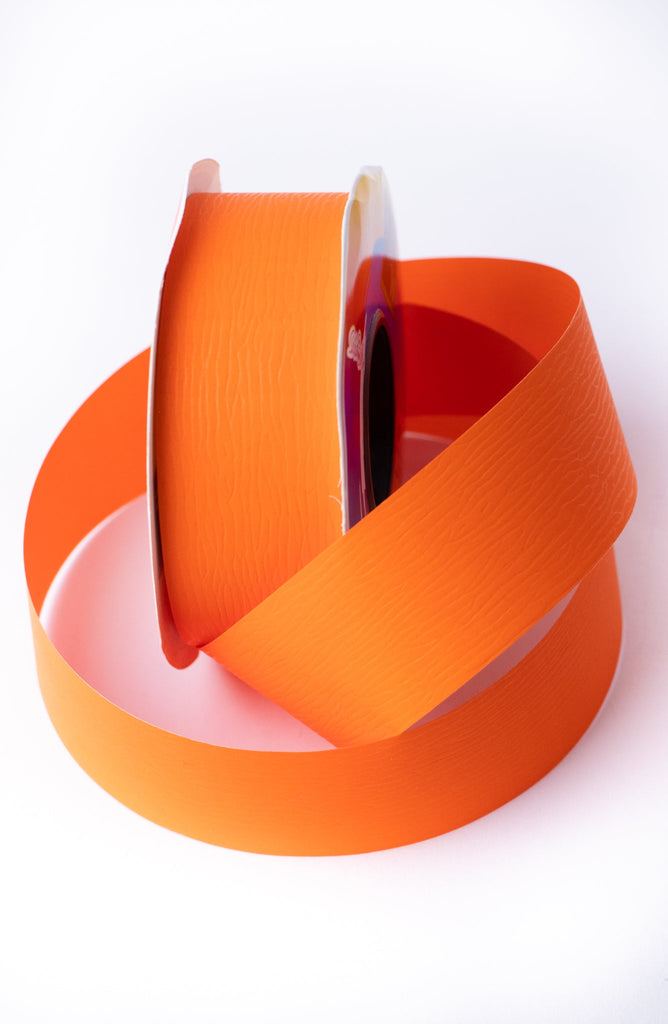 SYNTHETIC PAPER ORANGE RIBBON