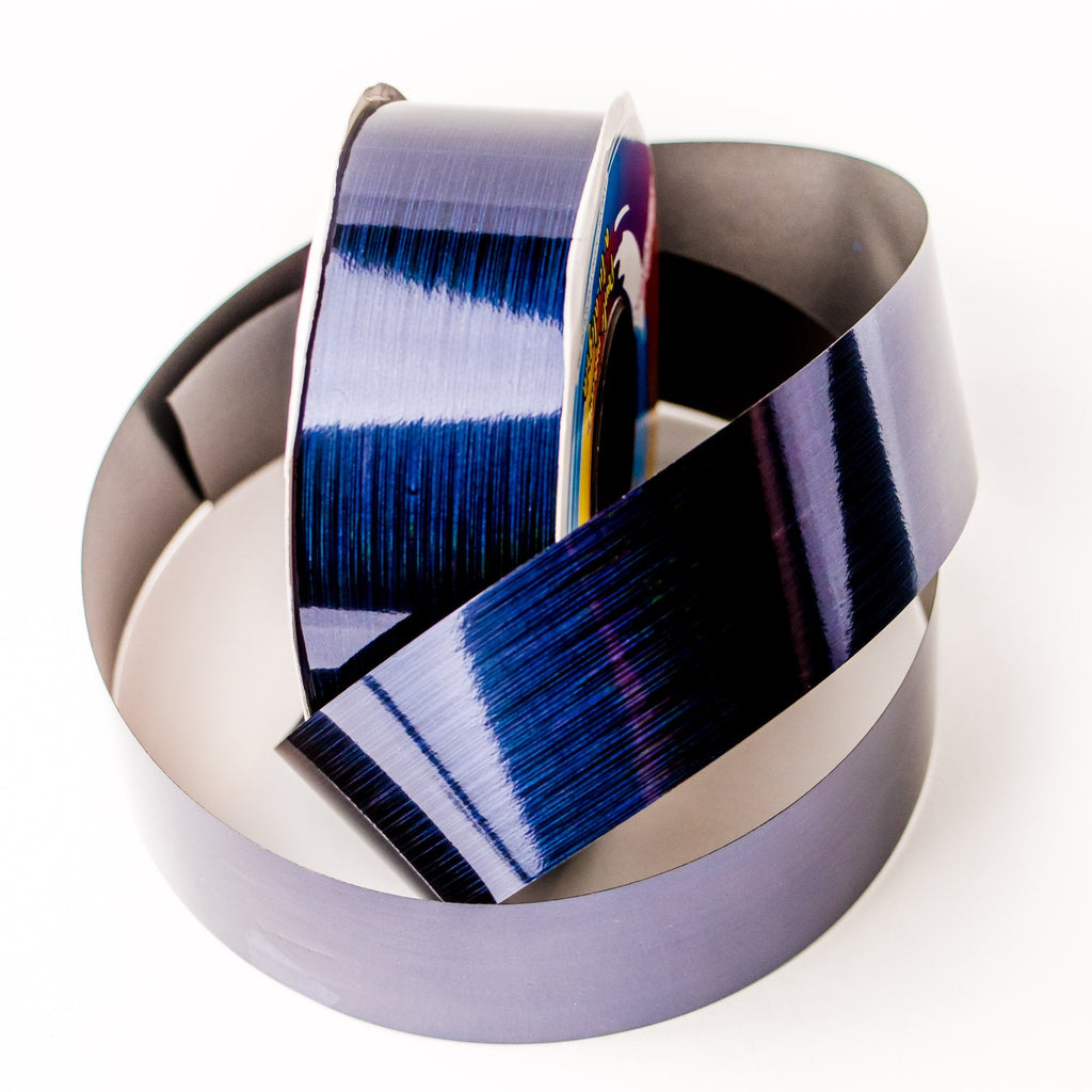 BLACK HOLOGRAM RAIN RIBBON