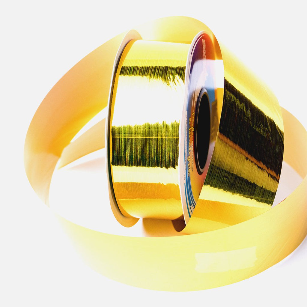 GOLD HOLOGRAM RAIN RIBBON