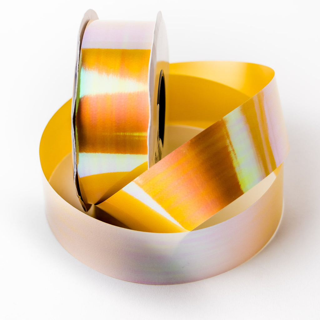 GOLD PEARLESCENT RIBBON